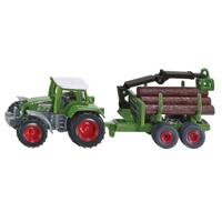 Siku 1645 tractor met bosaanhangwagen 1:72