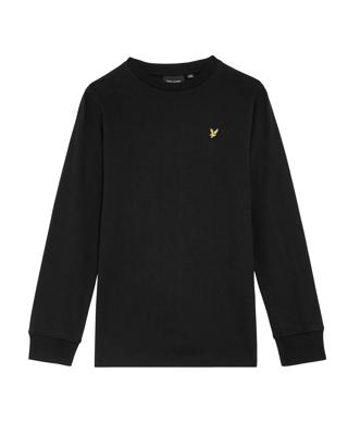 Lyle & Scott winter t-shirt jongens - zwart - longsleeve