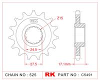 RK Sprocket 525 16z standard