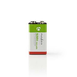 Nedis BANM9HF91B huishoudelijke batterij Oplaadbare batterij 9V Nikkel-Metaalhydride (NiMH)