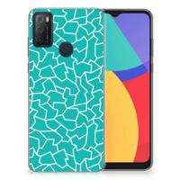 Alcatel 1S (2021) | Hoesje maken | Cracks Blue Alcatel 1S (2021) | Hoesje maken | Cracks Blue