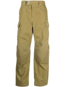 OBJECTS IV LIFE pantalon en coton biologique à poches cargo - Vert