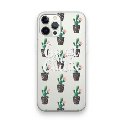 Cactus quote: iPhone 12 Pro Transparant Hoesje