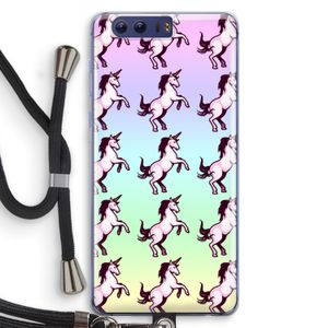 Musketon Unicorn: Honor 9 Transparant Hoesje met koord