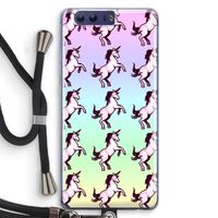 Musketon Unicorn: Honor 9 Transparant Hoesje met koord