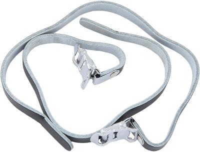 CONTEC Ct pedalstrap leather leather black 2pcs