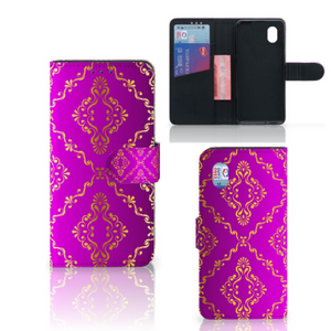 Wallet Case Alcatel 1B (2020) Barok Roze