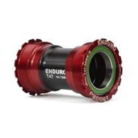 ENDURO BEARINGS T47 internal bottom bracket to 30mm (narrow) - a/c ss - red