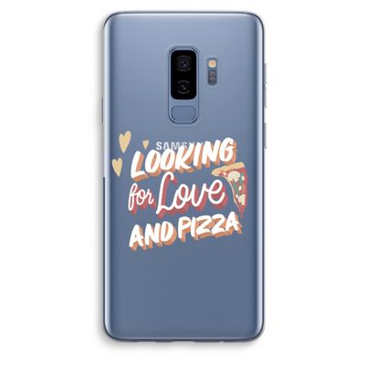 Pizza is the answer: Samsung Galaxy S9 Plus Transparant Hoesje