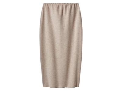 esmara Gebreide dames rok (Beige, M (40/42))