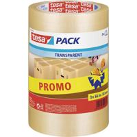 tesa 57008-00000-02 Plakband tesapack Transparant (l x b) 66 m x 50 mm 1 stuk(s)