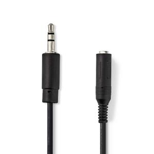 Nedis CAGP22550BK02 audio kabel 0,2 m 3.5mm 6.35mm Zwart