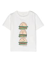 Stella McCartney Kids t-shirt Veggie Burger Stack - Blanc