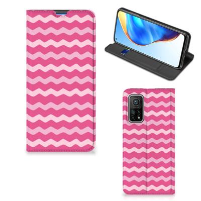 Xiaomi Mi 10T | 10T Pro | Hoesje met Magneet | Waves Pink