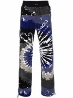 AMIRI pantalon droit à motif tie dye - Noir - thumbnail