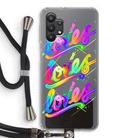 Loves: Samsung Galaxy A32 5G Transparant Hoesje met koord