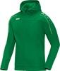 JAKO 6850 Jas Met Kap Classico - Sportgroen - M