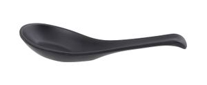 Zwarte Soeplepel - Melamine - 14.6 x 3,8cm