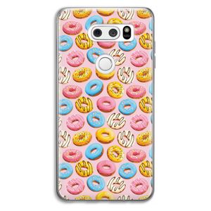 Pink donuts: LG V30 Transparant Hoesje