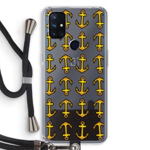 Musketon Anchor: OnePlus Nord N10 5G Transparant Hoesje met koord