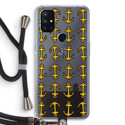 Musketon Anchor: OnePlus Nord N10 5G Transparant Hoesje met koord