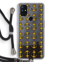 Musketon Anchor: OnePlus Nord N10 5G Transparant Hoesje met koord