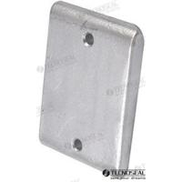 TEN00229 - PIASTRE SCAFO ZINK ANODE 100X70X12MM