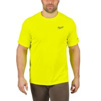 Milwaukee WW SS YL XXL T-shirt WORKSKIN™ Warm weather short sleeve yellow XXL - 4932493077