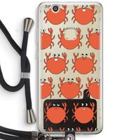 Krab: Huawei Ascend P10 Lite Transparant Hoesje met koord Krab: Huawei Ascend P10 Lite Transparant Hoesje met koord