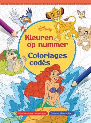 Disney Kleuren op nummer / Disney - Coloriages codés (Paperback)