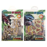 Creative Craft Group Dino stickeren op vorm