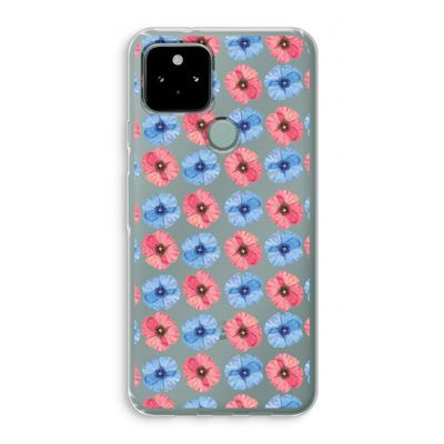 Klaproosjes: Google Pixel 5 Transparant Hoesje