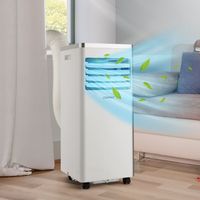 4 in 1 Mobiele Airconditioner Airconditioner met Uitlaatslang 7000BTU Wit - thumbnail