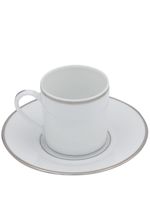 Christofle tasse et soucoupe Gilded Demitasse - Blanc