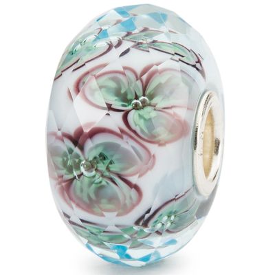Trollbeads TGLBE-30070 Kraal Stilleven zilver-muranoglas