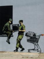 Kunstdruk Brandalised Looters Masters 30x40cm