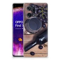OPPO Find X5 | Siliconen Case | Wijn OPPO Find X5 | Siliconen Case | Wijn