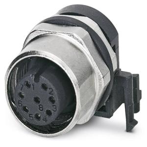 Phoenix Contact 1437025 Sensor/actuator steekconnector M12 Aantal polen: 8 Bus, inbouw 10 stuk(s)