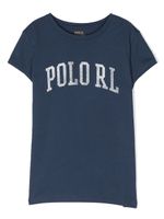 POLO RALPH LAUREN KIDS t-shirt en coton à logo imprimé - Bleu - thumbnail