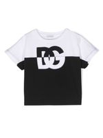 Dolce & Gabbana Kids t-shirt à patch logo - Noir - thumbnail