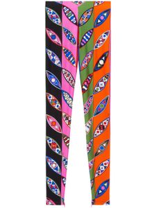 PUCCI legging à imprimé abstrait - Bleu