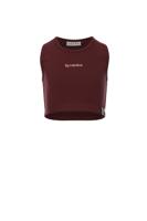 LOOXS 10sixteen Meisjes crop top rib - Plum