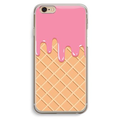 Ice cream: iPhone 6 / 6S Transparant Hoesje