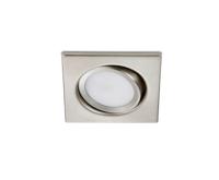 Trio Inbouwspot Rila Square 8cm 3000K met led metaalgrijs 650210107