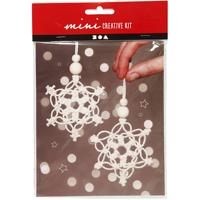 Creativ Company Mini creative kit macrame sneeuwvlok