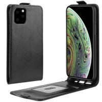 Crazy Horse verticale Flip lederen beschermhoes voor iPhone 11 Pro (zwart)