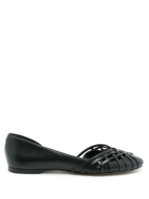 Sarah Chofakian ballerines Sapatilha Victoria en cuir - Noir
