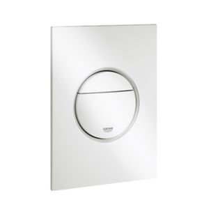 Grohe Bedieningsplaat Nova Cosmopolitan S WC DF 13x17,2 cm Alpine Wit