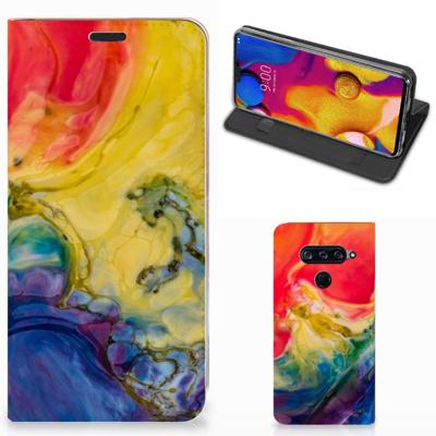 Bookcase LG V40 Thinq Watercolor Dark Bookcase LG V40 Thinq Watercolor Dark