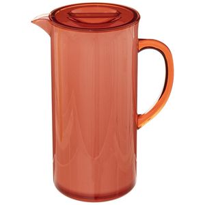 Sapkan/schenkkan karaf met deksel 1950 ml rood